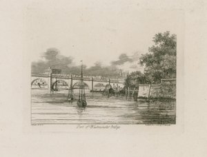 Part of Westminster Bridge by English School