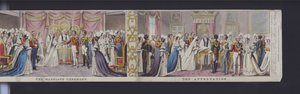 Part of the Panorama of the Marriage of Queen Victoria, c.1840 by English School