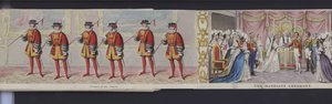 Part of the panorama of the marriage of Queen Victoria, c.1840 by English School