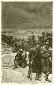 Passage of the Berezina by English School
