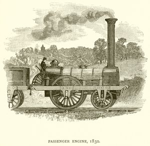 Passenger Engine, 1830 by English School