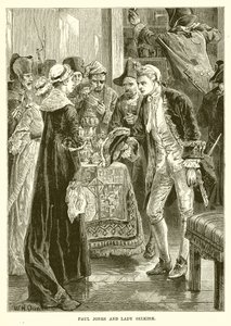 Paul Jones and Lady Selkirk by English School