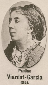 Pauline Viardot-Garcia by English School