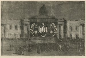 Peace Illuminations Adorning the National Gallery by English School