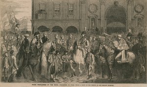 Peace Proclaimed at the Royal Exchange in 1748 by English School