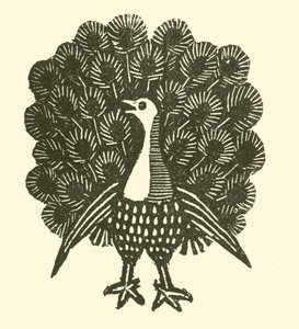 Peacock by English School