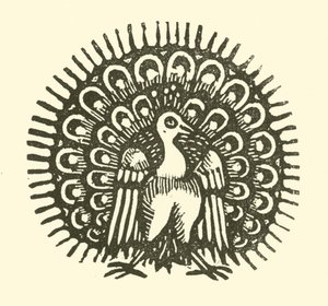Peacock by English School