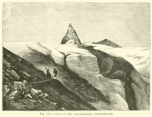 Peak of the Matterhorn, Switzerland by English School