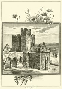 Peel Castle, Isle of Man by English School
