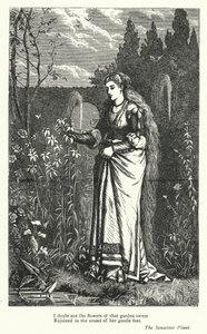 Percy Bysshe Shelley: Illustration for The Sensitive Plant by English School