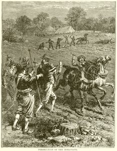 Persecution of the Moravians by English School