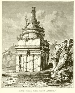 Petra (Tomb), called that of Absalom by English School