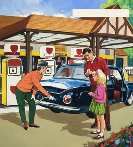 Petrol Attendant by English School