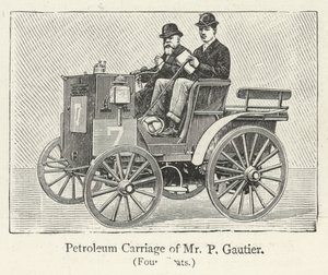 Petroleum Carriage of Mr P Gautier by English School