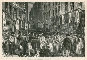 Petticoat Lane (Middlesex Street), London, 1870