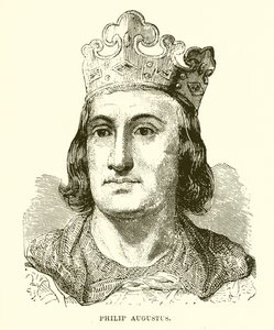 Philip Augustus by English School