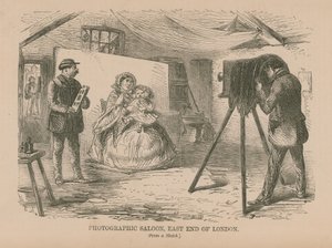Photographic Saloon in the East End of London by English School