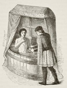 Physician Bleeding a Patient in the 15th Century, from 