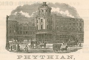 Phythian, wholesale and family tea-dealer and foreign warehouseman, 430 West Strand and 1-3 King William Street, London by English School