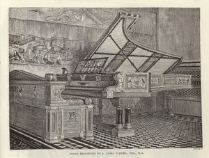Piano Belonging to Lawrence Alma-Tadema by English School