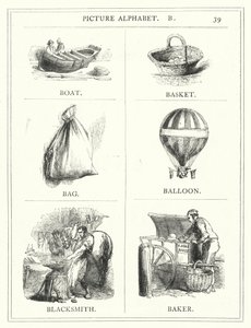 Picture Alphabet, B by English School
