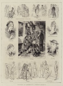 Pictures of London by a French Artist, I (engraving) by English School