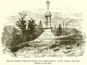 Place Where Piers Gaveston Was Beheaded by English School