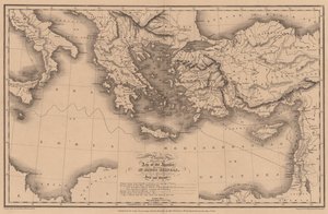 Places mentioned in the Acts of the Apostles, illustrating St Paul