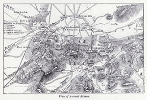 Plan of ancient Athens