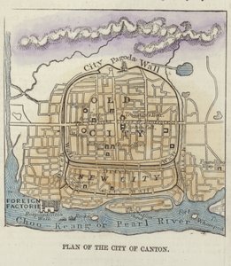Plan of the City of Canton by English School