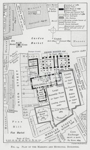 Plan of the Markets and Municipal Buildings