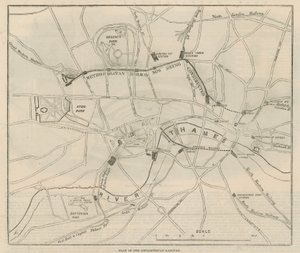 Plan of the Metropolitan Railway by English School