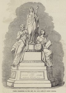 Plate presented to the Reverend Dr Tait, late of Rugby School by English School