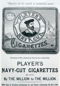Players Navy Cut Cigarettes, 20th Century