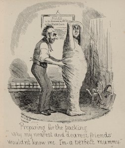 Pleasures of the Water Cure, Preparing for the Packing by English School