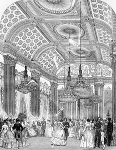 Polka Dance at a State Ball at Buckingham Palace, 1848 by English School