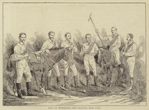 Polo at Munnipoor, the Calcutta Polo Club by English School