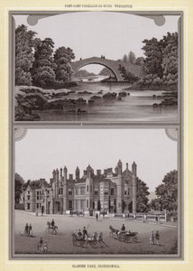 Pont-pant-ysgallog-ar-wysg, Trecastle; Glanusk Park, Crickhowell