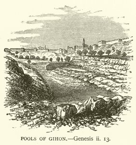 Pools of Gihon, Genesis, ii by English School