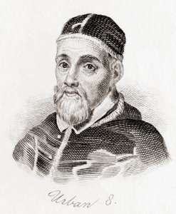Pope Urban VIII, born Maffeo Barberini (engraving) by English School