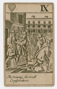 Popish Plot Playing Card by English School