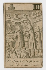 Popish Plot playing card by English School