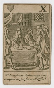 Popish Plot playing card by English School