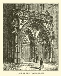 Porch of the Frauenkirche by English School