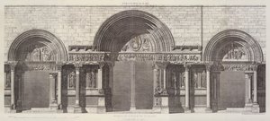 Portal of the Church of St Gilles, Department of Gard by English School