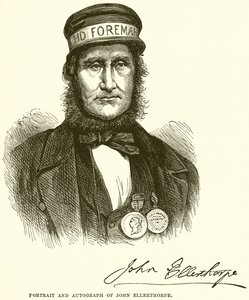 Portrait and Autograph of John Ellerthorpe by English School