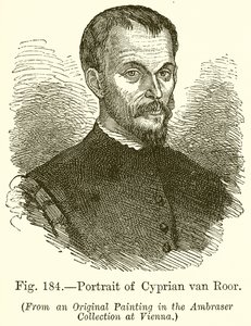 Portrait of Cyprian Van Roor by English School