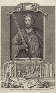 Portrait of Edward I of England by English School