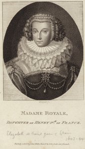 Portrait of Elisabeth of France by English School