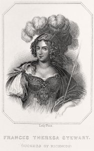 Portrait of Frances Theresa Stewart by English School